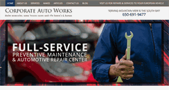 Desktop Screenshot of corporateautoworks.com